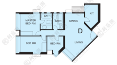 LAGUNA CITY Phase 1 - Block 13 Low Floor Zone Flat D Kwun Tong/Lam Tin/Yau Tong
