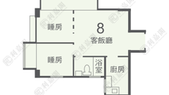 金狮花园 2期 金宁阁 (D座) 高层 8室 大围