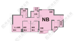 名城 1期 2座 中层 NB室 大围
