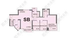 FESTIVAL CITY Phase 1 - Tower 2 Very High Floor Zone Flat SB Tai Wai