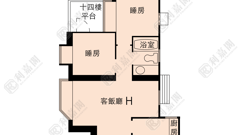 翠怡花园 1期 5座 极高层 H室 青衣