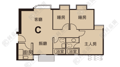 學士臺 2座 高層 C室 西半山